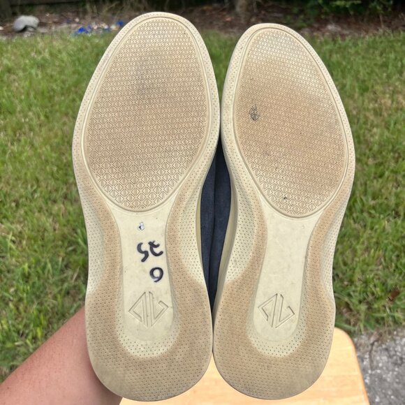 Amberjack The Loafer Suede Leather Comfort Loafers in Cobalt Blue Size 9.5 M - Picture 8 of 8